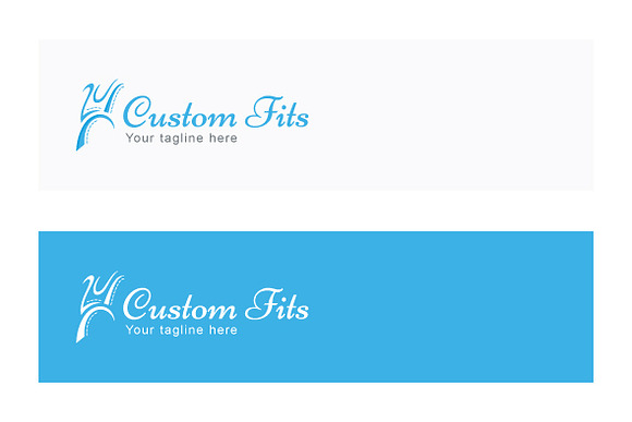 Custom Fits-Tailoring & Boutique in Logo Templates - product preview 1