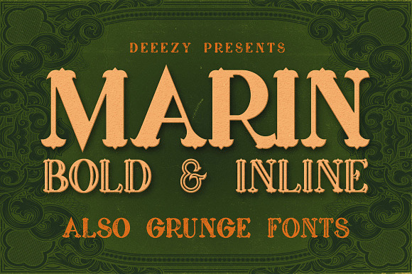 5 Fonts Bundle 4 in Display Fonts - product preview 10