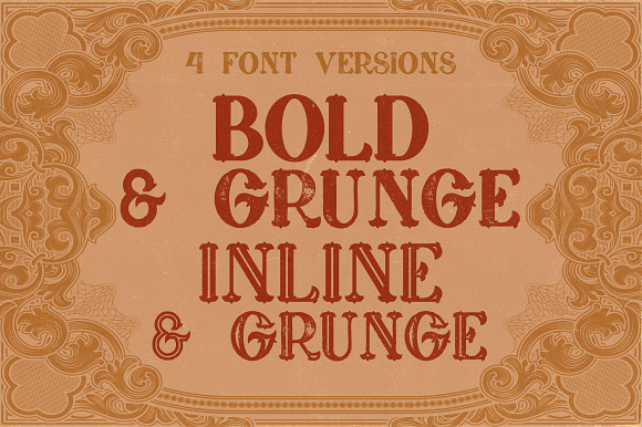 5 Fonts Bundle 4 in Display Fonts - product preview 11