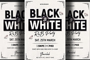 Black and White Party Flyer