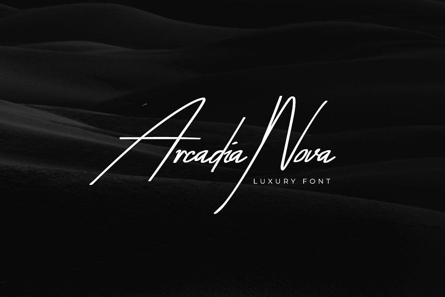 Arcadia-Nova Handwritten Luxury Font