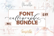 Calligraphic Font Bundle