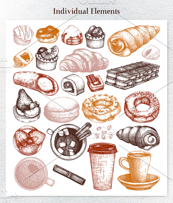 Vector Pastries Collection in Objects - product preview 7