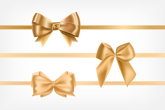 Realistic ribbons set in Illustrations - product preview 2