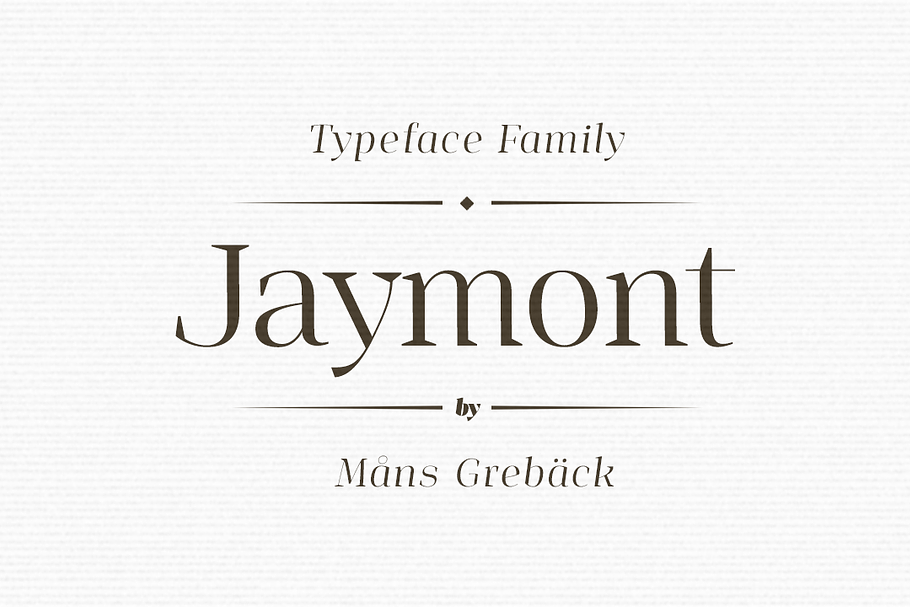 Jaymont - Ten style serif family in Serif Fonts - product preview 8