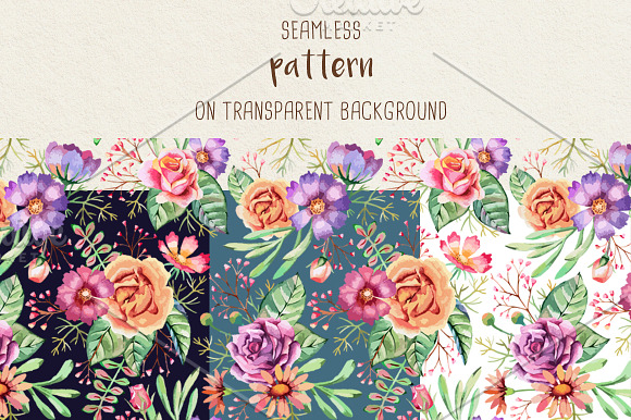 Watercolor Flower Vector Pack in Illustrations - product preview 3
