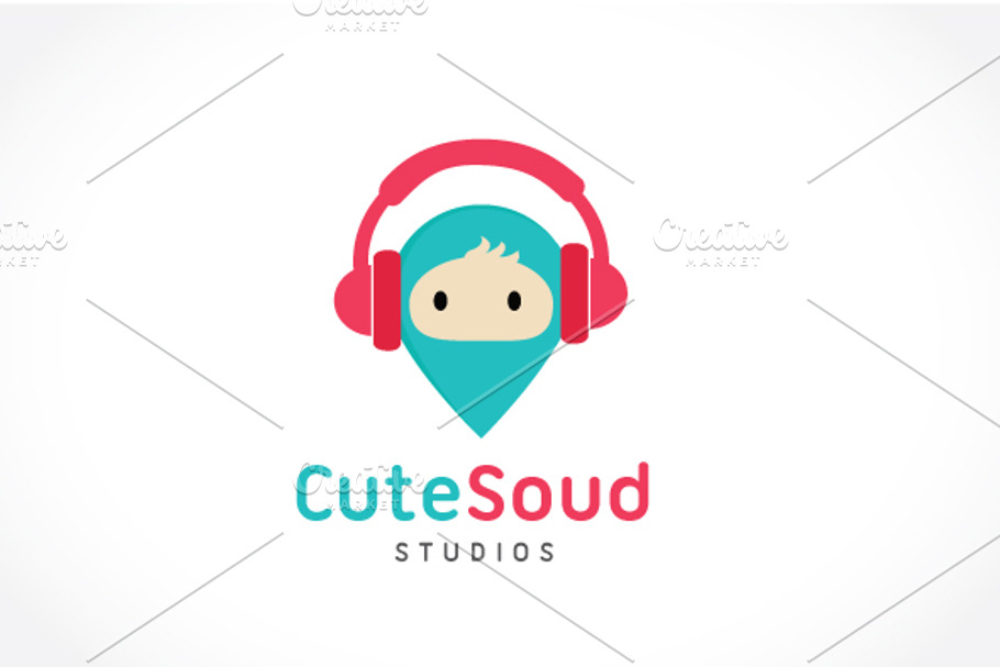 Cute Sound Studios in Logo Templates - product preview 8