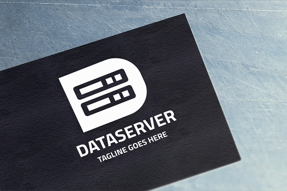Letter D - Data Server Logo in Logo Templates - product preview 4