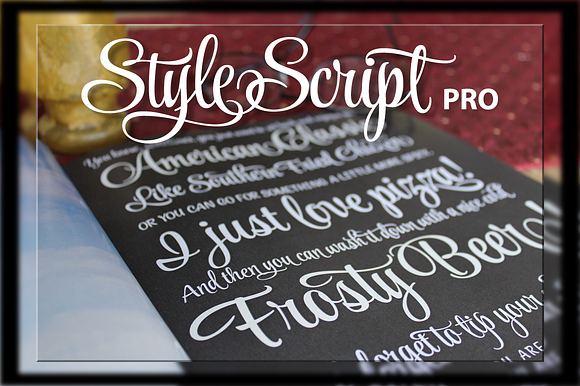 Style Script Pro in Script Fonts - product preview 4