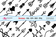 Arrows SVG EPS DXF PNG