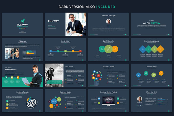 RUNWAY PowerPoint Presentation in PowerPoint Templates - product preview 12