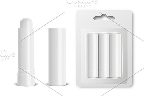 Lip Balm. Vector set.  in Illustrations - product preview 4
