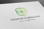 Universal Graphics Icon Logo