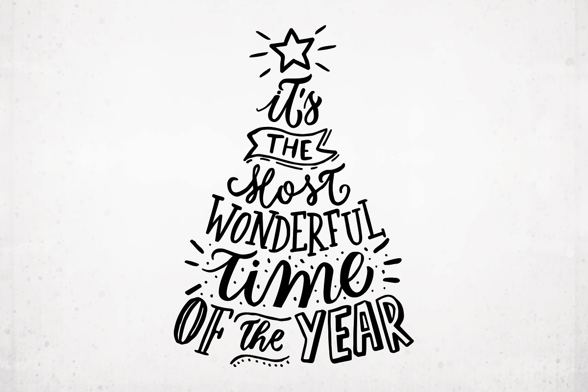 Hand-lettered New Year text in Objects - product preview 8
