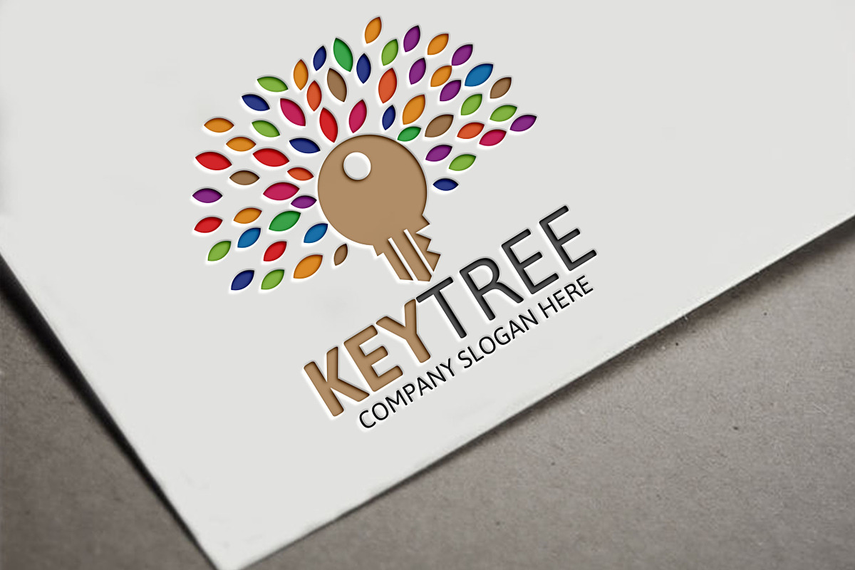 Key Tree Logo in Logo Templates - product preview 8