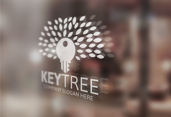 Key Tree Logo in Logo Templates - product preview 1