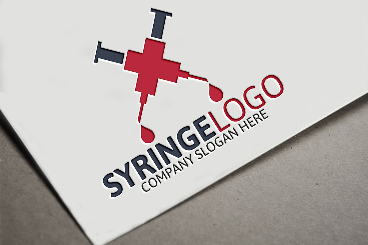 Syringe Logo in Logo Templates - product preview 8