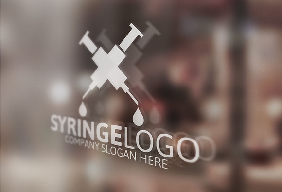 Syringe Logo in Logo Templates - product preview 2