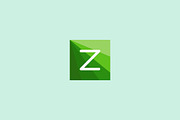 Abstract letter Z logo design