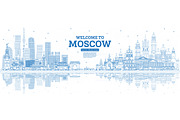 Outline Welcome to Moscow Russia 