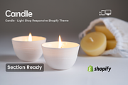Candle Section Shopify Theme
