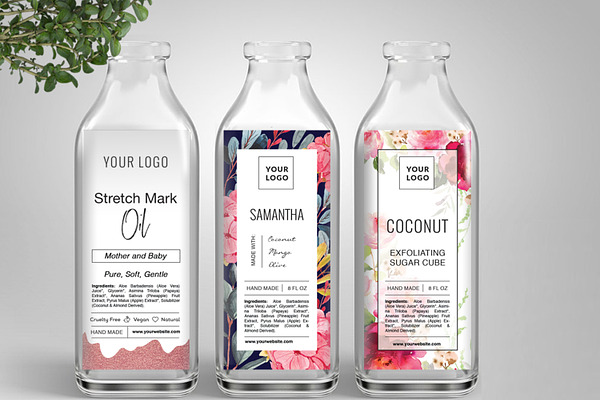 cosmetic label template id59