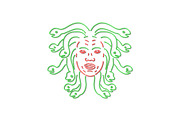 Head of Medusa Neon Sign 