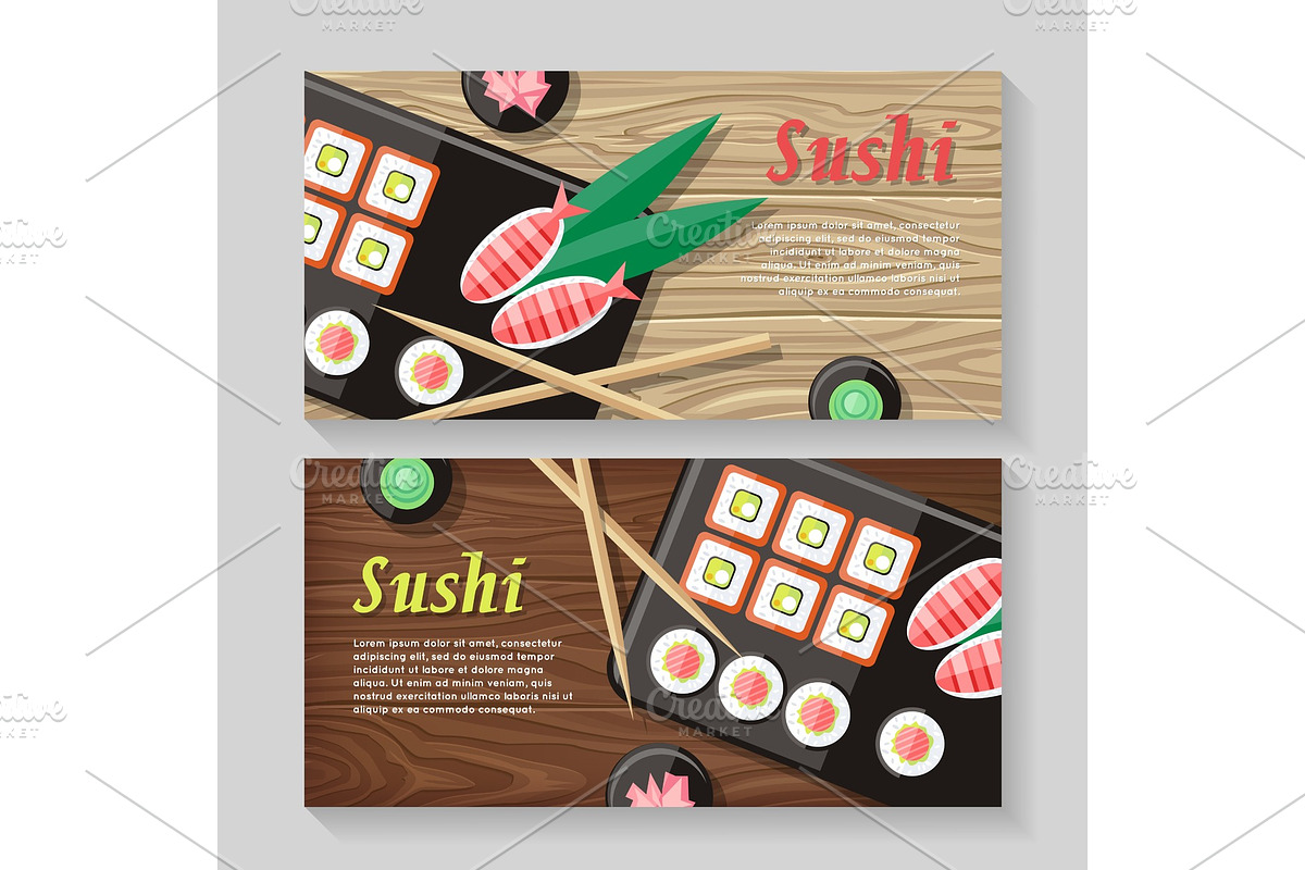 Japanese Food Illustration web in Illustrations - product preview 8