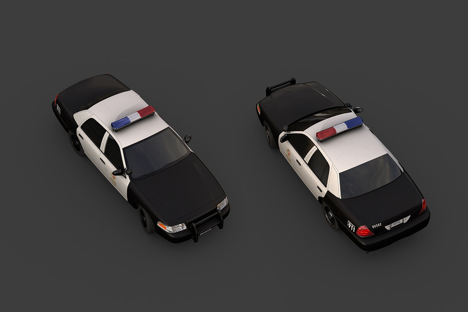 Los Angeles Police Car in Vehicles - product preview 7