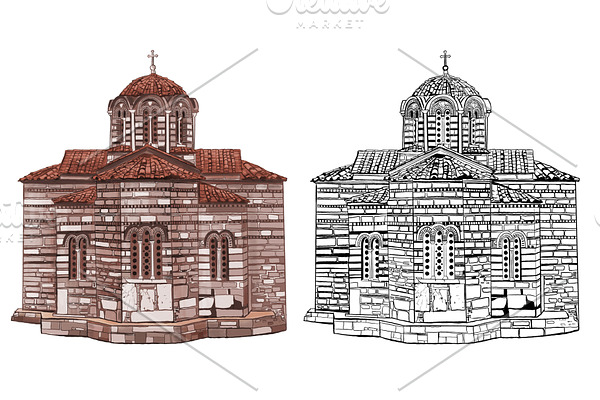 Byzantine church in Athens.