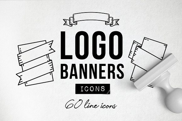 60 Logo Banners - Logo Builder in Logo Icons - product preview 13