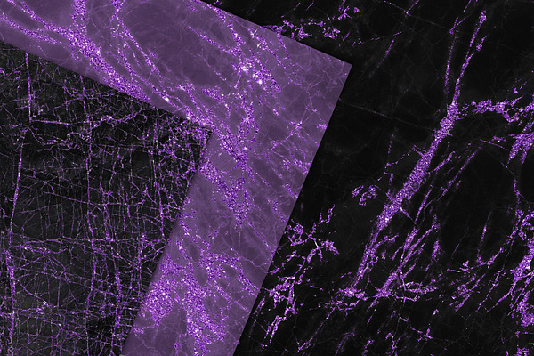 Purple Black Marble Abstract Texture