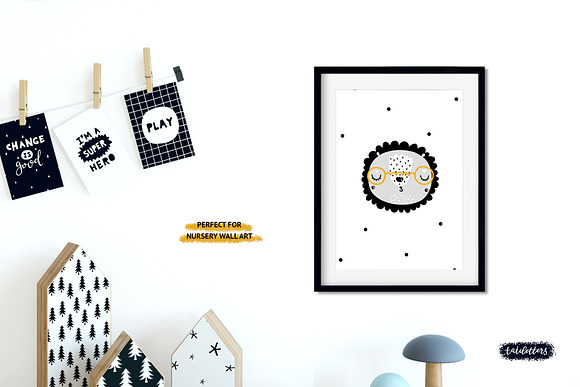 Nursery Wall Art Kids Posters in Illustrations - product preview 6