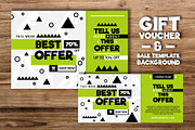 Gift voucher and Sale Backgound