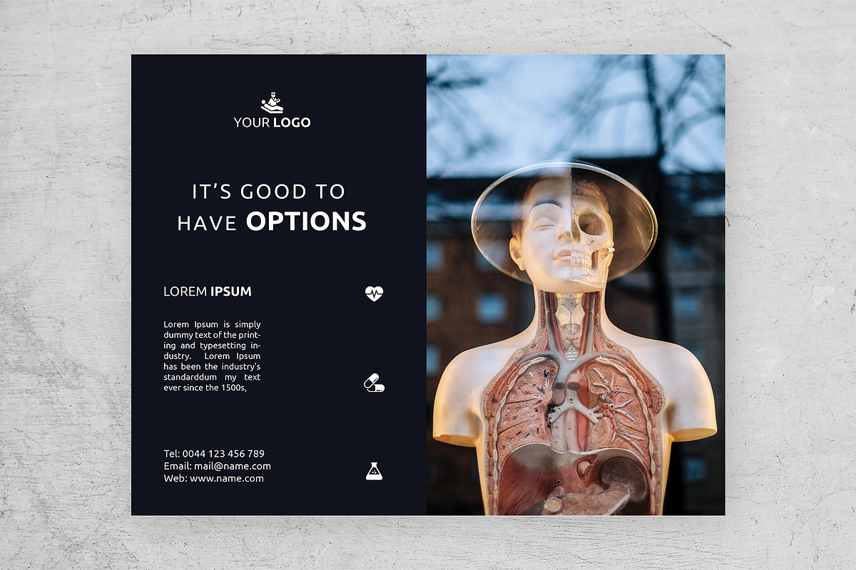 Horizontal Medicine Flyer in Flyer Templates - product preview 8