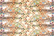 Stone Mosaic Collage Seamless Patter