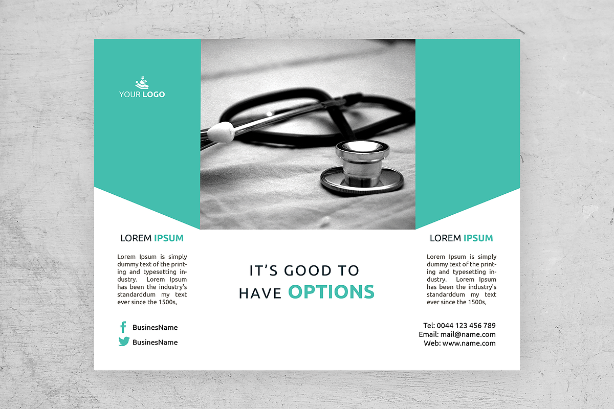 Horizontal Medicine Flyer in Flyer Templates - product preview 8
