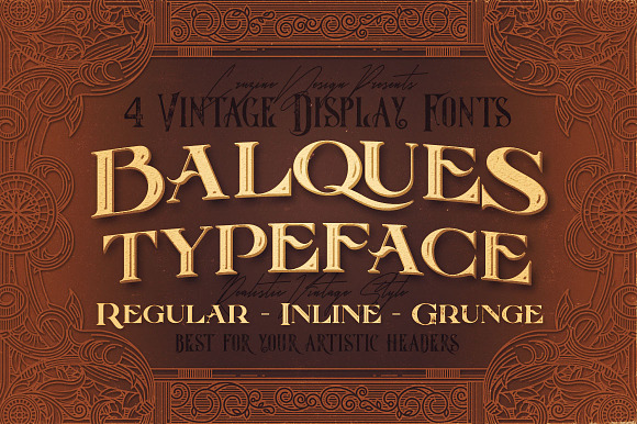 Vintage Bundle 249 Fonts & 414 Logos in Vintage Fonts - product preview 5
