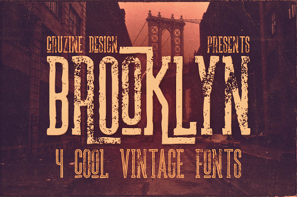 Vintage Bundle 249 Fonts & 414 Logos in Vintage Fonts - product preview 9