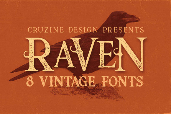 Vintage Bundle 249 Fonts & 414 Logos in Vintage Fonts - product preview 31