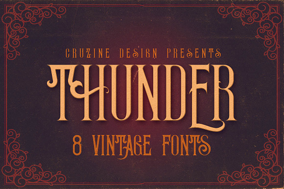 Vintage Bundle 249 Fonts & 414 Logos in Vintage Fonts - product preview 38