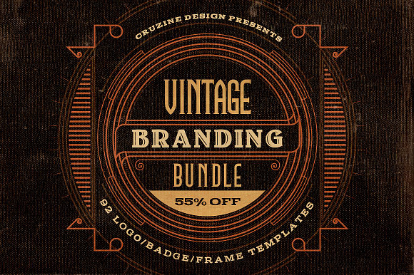 Vintage Bundle 249 Fonts & 414 Logos in Vintage Fonts - product preview 55