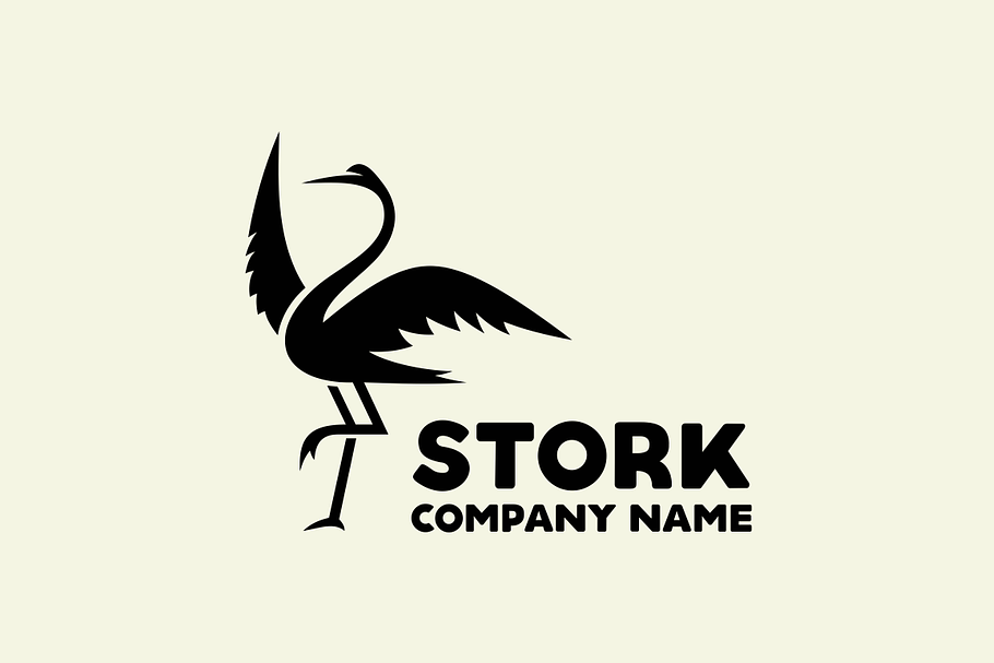 Stork Logo in Logo Templates - product preview 8