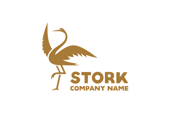 Stork Logo in Logo Templates - product preview 1