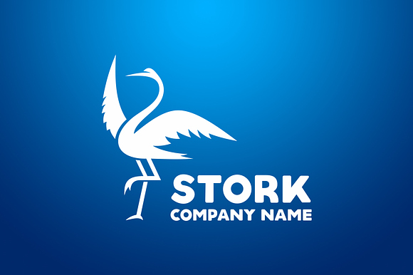 Stork Logo in Logo Templates - product preview 2