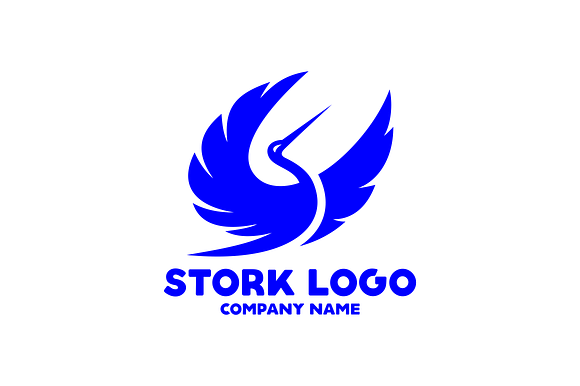 Stork Logo in Logo Templates - product preview 1
