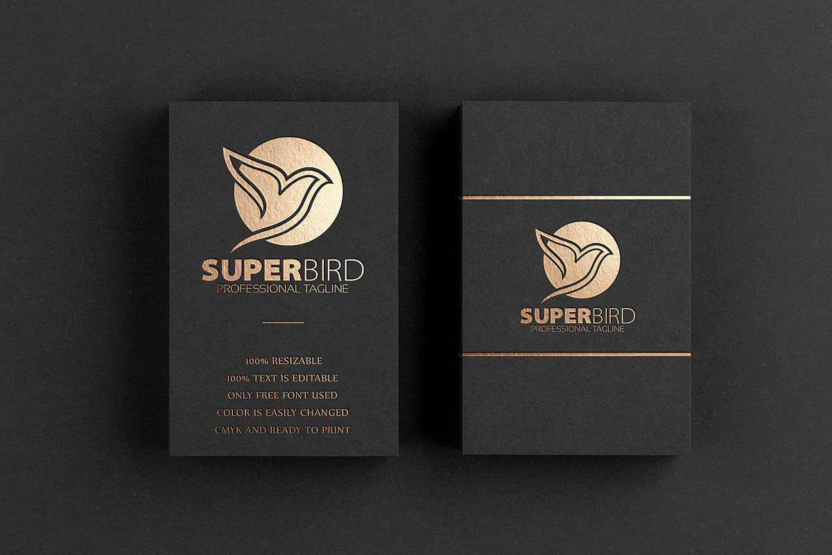 Super Bird Logo in Logo Templates - product preview 8