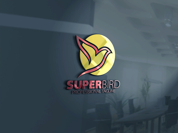Super Bird Logo in Logo Templates - product preview 2