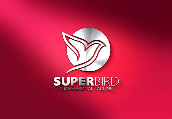 Super Bird Logo in Logo Templates - product preview 4
