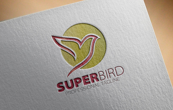 Super Bird Logo in Logo Templates - product preview 5